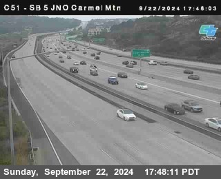 SB 5 at Carmel Mountain Rd.