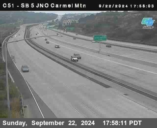 SB 5 at Carmel Mountain Rd.