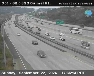 SB 5 at Carmel Mountain Rd.