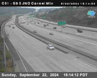 SB 5 at Carmel Mountain Rd.