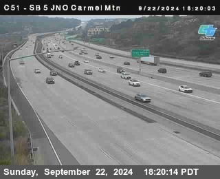 SB 5 at Carmel Mountain Rd.