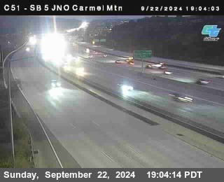 SB 5 at Carmel Mountain Rd.