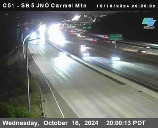 SB 5 at Carmel Mountain Rd.