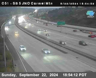 SB 5 at Carmel Mountain Rd.