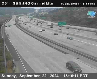 SB 5 at Carmel Mountain Rd.