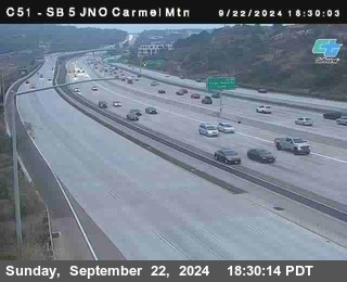 SB 5 at Carmel Mountain Rd.