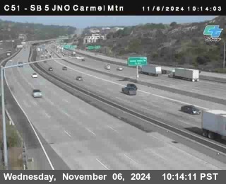 SB 5 at Carmel Mountain Rd.