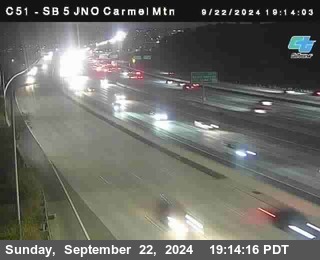 SB 5 at Carmel Mountain Rd.