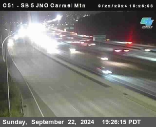 SB 5 at Carmel Mountain Rd.