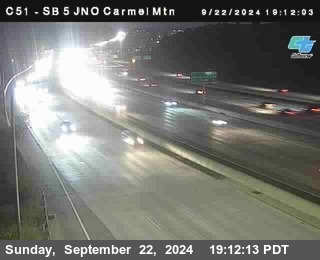 SB 5 at Carmel Mountain Rd.