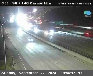 SB 5 at Carmel Mountain Rd.