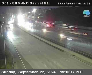 SB 5 at Carmel Mountain Rd.