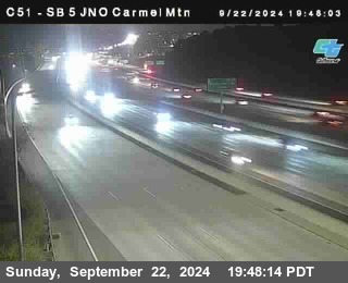 SB 5 at Carmel Mountain Rd.