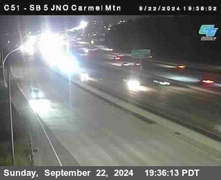 SB 5 at Carmel Mountain Rd.