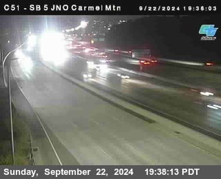 SB 5 at Carmel Mountain Rd.