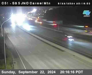 SB 5 at Carmel Mountain Rd.