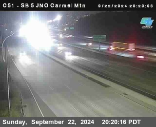 SB 5 at Carmel Mountain Rd.