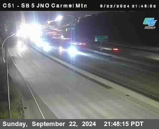 SB 5 at Carmel Mountain Rd.