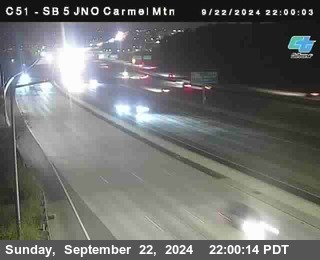 SB 5 at Carmel Mountain Rd.