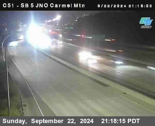 SB 5 at Carmel Mountain Rd.