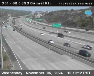 SB 5 at Carmel Mountain Rd.