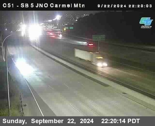 SB 5 at Carmel Mountain Rd.