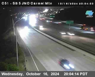 SB 5 at Carmel Mountain Rd.