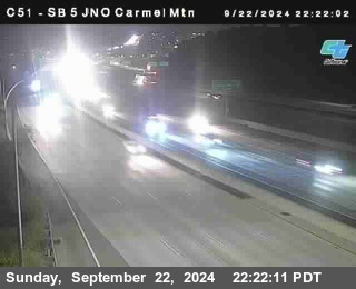 SB 5 at Carmel Mountain Rd.