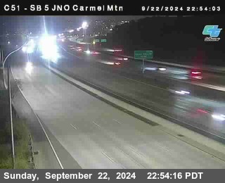 SB 5 at Carmel Mountain Rd.