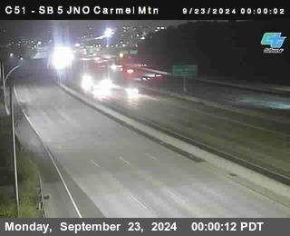 SB 5 at Carmel Mountain Rd.