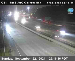 SB 5 at Carmel Mountain Rd.