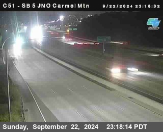 SB 5 at Carmel Mountain Rd.