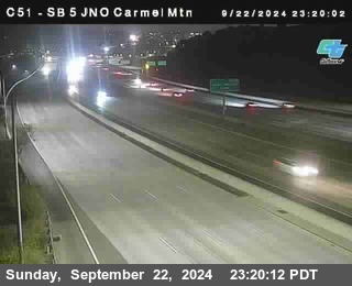 SB 5 at Carmel Mountain Rd.