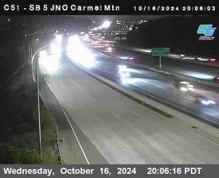 SB 5 at Carmel Mountain Rd.