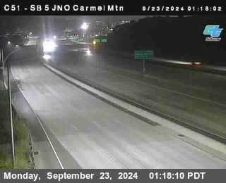 SB 5 at Carmel Mountain Rd.