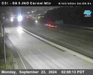 SB 5 at Carmel Mountain Rd.