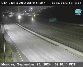 SB 5 at Carmel Mountain Rd.