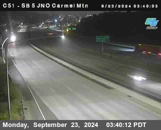 SB 5 at Carmel Mountain Rd.