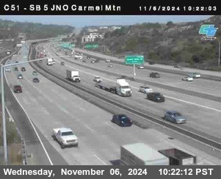 SB 5 at Carmel Mountain Rd.