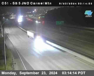 SB 5 at Carmel Mountain Rd.