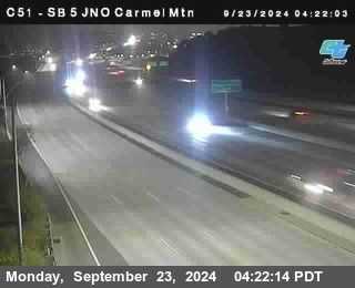 SB 5 at Carmel Mountain Rd.