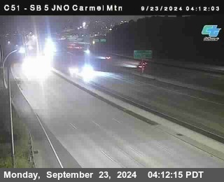 SB 5 at Carmel Mountain Rd.