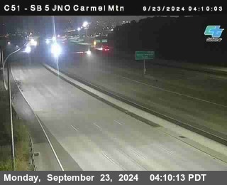 SB 5 at Carmel Mountain Rd.