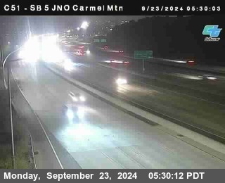 SB 5 at Carmel Mountain Rd.