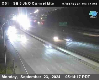 SB 5 at Carmel Mountain Rd.