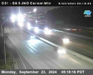 SB 5 at Carmel Mountain Rd.