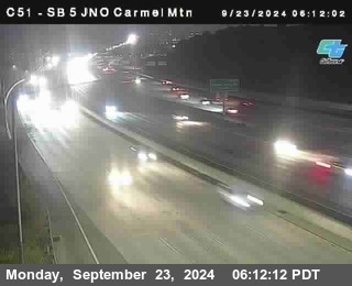 SB 5 at Carmel Mountain Rd.