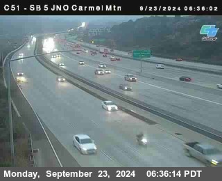 SB 5 at Carmel Mountain Rd.