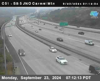 SB 5 at Carmel Mountain Rd.