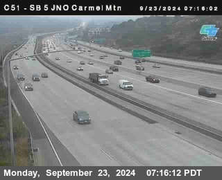 SB 5 at Carmel Mountain Rd.